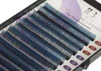 Двухтоновые ресницы, омбре I-Beauty (Ай бьюти), миксы, Синие Двухтоновые ресницы, омбре I-Beauty (Ай бьюти), миксы, Синие