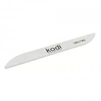 Пилка для ногтей в форме Бумеранг Kodi цвет: светло-серый абразивность 180/180 (178х30х5) Пилка для ногтей в форме Бумеранг Kodi цвет: светло-серый абразивность 180/180 (178х30х5)