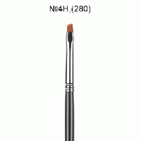 Кисть для дизайна Kodi №4Н (нейлон, скошенная, дер.ручка) Кисть для дизайна Kodi №4Н (нейлон, скошенная, дер.ручка)